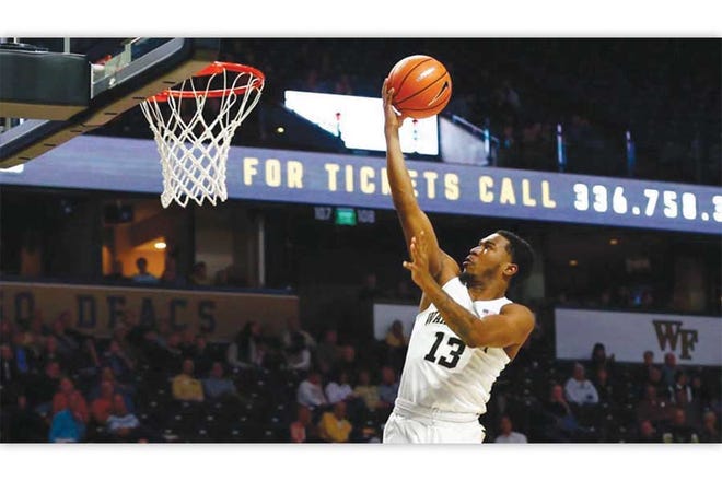 Bryant Crawford scored 17 points, including his 1,000th career point, to lead the Demon Deacons on Saturday.