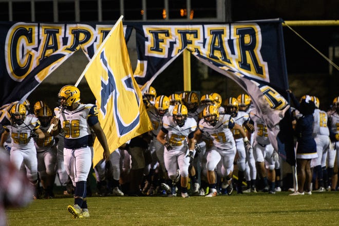 Pine Forest takes on Cape Fear on Friday, Oct. 20, 2017, at Pine Forest High School. [Andrew Craft/The Fayetteville Observer]