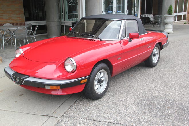 Rotary Club of Holland is selling raffle tickets for a 1988 Alpha Romeo convertible. [Contributed]