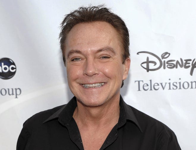 David Cassidy arrives at the ABC Disney Summer press tour party in Pasadena, California, on Aug. 8, 2009. [AP Photo/Dan Steinberg, File]