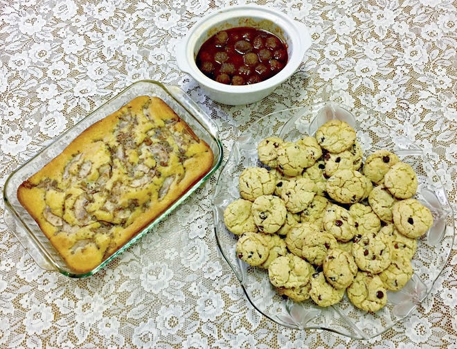 Apple Cream Cake, Jan's Meatballs and Cake Mix Cookies are some of Jan Pennell's go-to recipes.