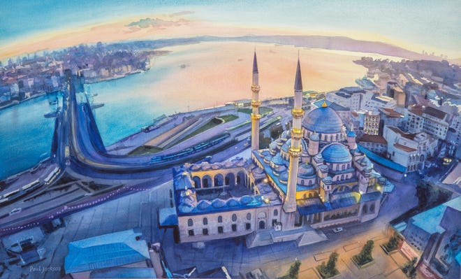 "Blue Mosque" by Paul Jackson. [Courtesy]