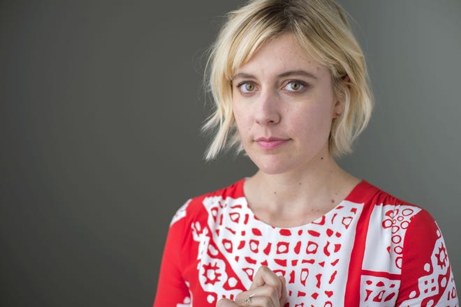 Greta Gerwig poses for a portrait in New York to promote her film, "Lady Bird." [The Associated Press]