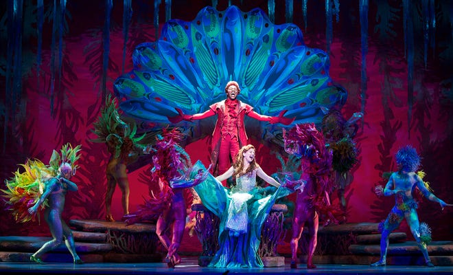 The touring production of “The Little Mermaid”