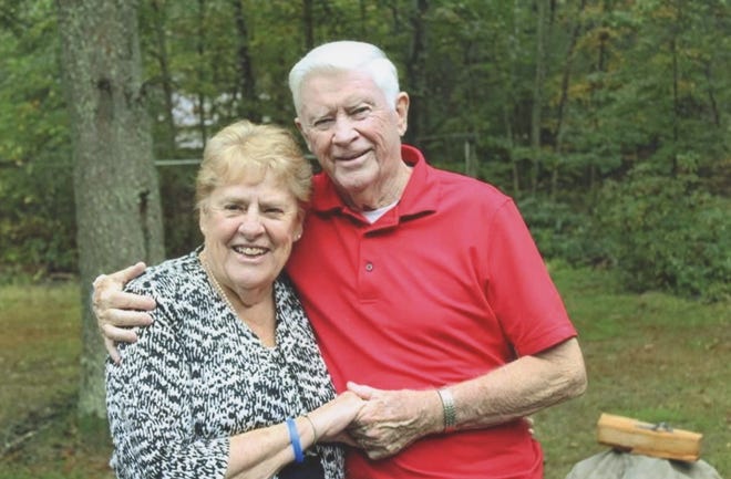 Mr. and Mrs. George C. and Florence Hodkinson Sr., of Marston Mills, celebrated their 60th wedding anniversary at a family gathering in Freetown, hosted by their daughter.