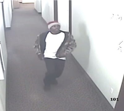 PCPD released this photo of the suspect in an attempted robbery over the weekend. [CONTRIBUTED PHOTO]