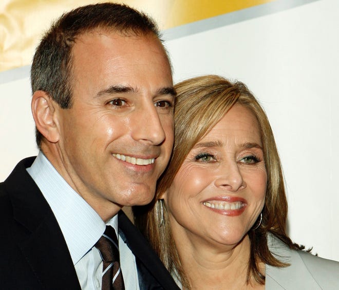 Matt Lauer and Meredith Vieira in a file photo from 2006, when they were co-hosts of NBC's "Today" show. [AP, file / Stuart Ramson]