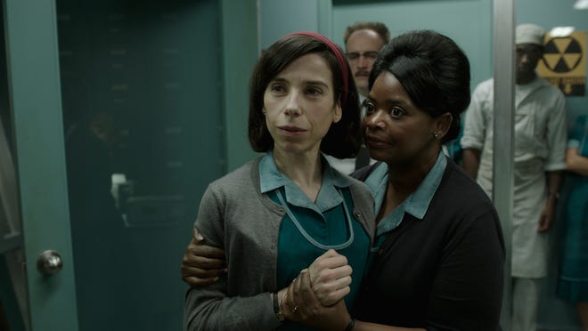Sally Hawkins and Octavia Spencer in the film "The Shape of Water." [Fox Searchlight Pictures]