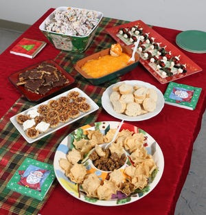 Holiday party foods. (CantonRep.com / Scott Heckel)