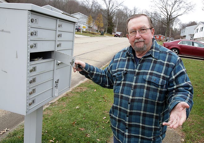 Pat Maxwell of Canal Fulton said since April, his mail delivery has been spotty and he hasn't been receiving all of his bills. He isn't alone, city officials believe, and the post office is working to fill a carrier position.

 (IndeOnline.com / Keviin Whitlock)