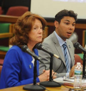 A Superior Court judge has ordered City Administrator Cathy Ann Viveiros and Mayor Jasiel Correia II to submit their cellphones for a forensic audit. [Herald News File Photo]