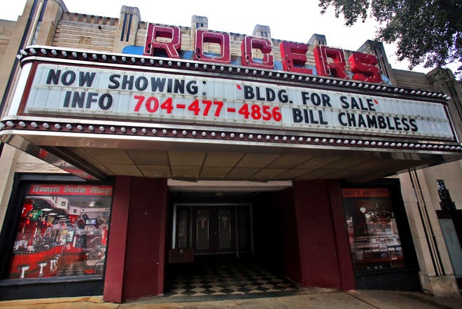 The Rogers Theater is on the market. A sale could me renewed efforts to reopen the business. [Brittany Randolph/The Star]