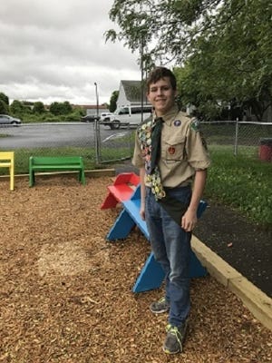 Frederick Edwards, of Washington Crossing Council Troop 29 in Newtown, recently became an Eagle Scout. [COURTESY OF CAROLINE EDWARDS]
