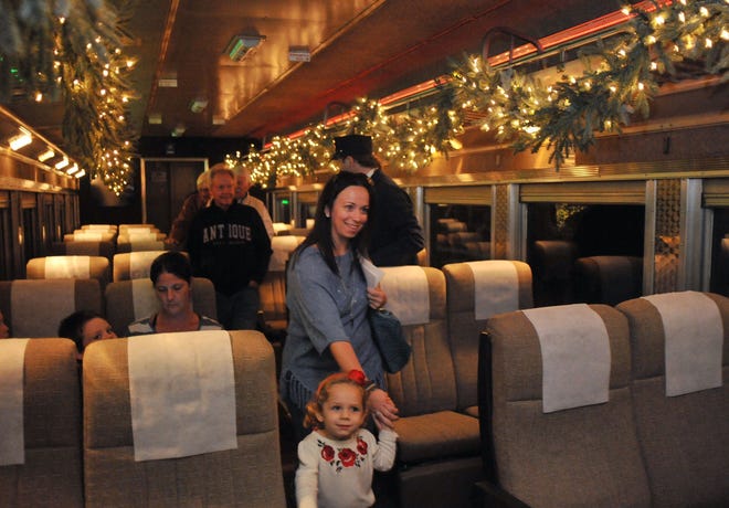 The Polar Express train ride continues its run through the end of the month between Tavares, Mount Dora and Eustis. [TOM BENITEZ / CORRESPONDENT]