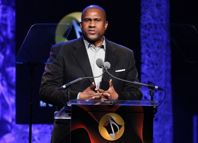 Tavis Smiley appears at the 33rd annual ASCAP Pop Music Awards in Los Angeles. [Photo/Rich Fury/Invision/AP, File]