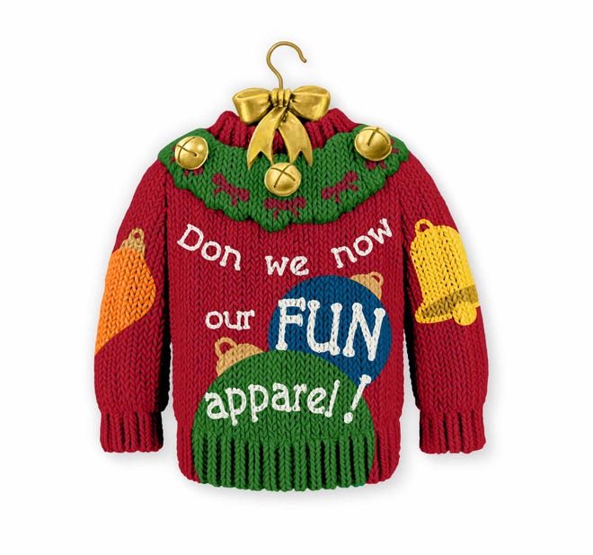 Friday is National Ugly Sweater Day.

[AP file photo]