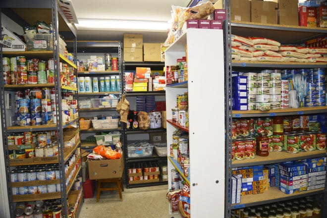 The food pantry at Harvest House Destin is the heart of the charity's mission. The pantry is promoting "No Hunger Holidays," offering special Christmas dinner provisions to families and indviduals in need. [SAVANNAH VASQUEZ/DAILY NEWS]