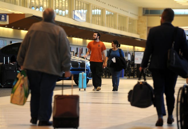 Greenville-Spartanburg International Airport spokeswoman Rosylin Weston said air travel will increase at GSP during the next two weeks. [ALEX HICKS JR./SPARTANBURG HERALD-JOURNAL]