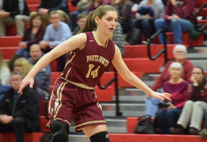 After missing all but a handful of games due to injuries the last two years, senior Sadie Shore figures to be a key player for the Portsmouth High School girls basketball team this winter. [Mike Zhe/Seacoastonline.com]
