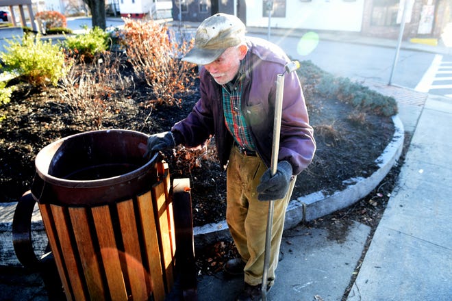 Albert Michaud Jr. picks up litter on the streets of Dover and has been for at least 20 years. The 87-year-old Dover man has been noticed by thousands over the years and Foster's Daily Democrat had a chance to speak with him briefly.

[Deb Cram/Fosters.com]