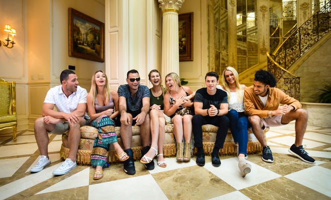The cast of MTV's "Siesta Key" at the Kompothecras mansion on Siesta Key. [Herald-Tribune staff photo / Dan Wagner]