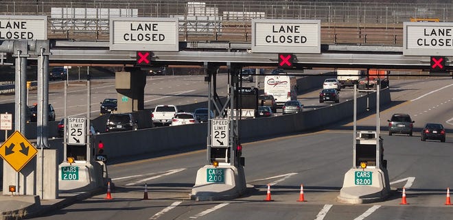A vote on raising rates at the Hampton tolls and around New Hampshire is being delayed until January. [Rich Beauchesne/Seacoastonline, file]