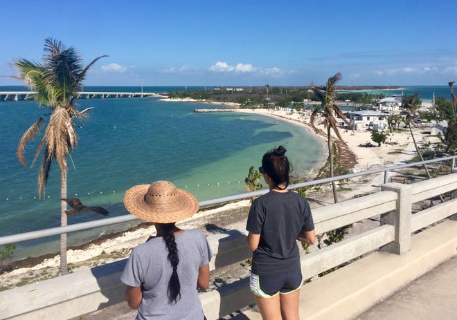 The bay side of Bahia Honda State Park has reopened to the public, but Hurricane Irma swept away a beach camping area. [Staff Photo / Thomas Becnel]