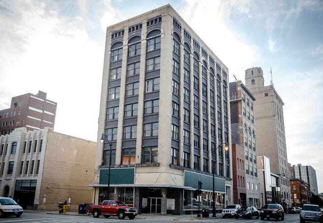 City officials are considering a financing package that would allow for the resumption of major work on the Ferguson, Bateman-Kennedy and Booth buildings at Sixth and Monroe streets. [Justin L. Fowler/The State Journal-Register]