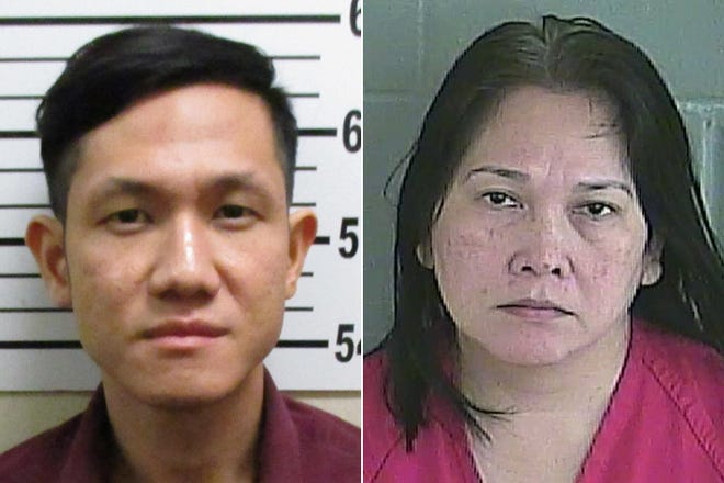 Rhaimley Yap Romero, left, and Nenita Sudeall, administrators at Williston's Good Samaritan Retirement Home, have been arrested on charges of elderly neglect.