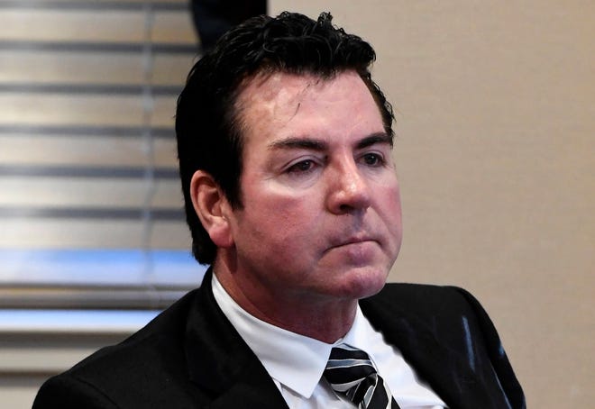 Papa John’s founder and CEO John Schnatter, who appears on the chain’s commercials and pizza boxes, will leave the CEO role in January 2018, weeks after he publicly criticized NFL leadership. (AP Photo/Timothy D. Easley, File)