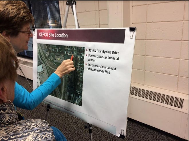 BRAD ERICKSON/JOURNAL STAR The proposed location for CityLink's North Side Transfer Zone is scrutinized at Tuesday's meeting.