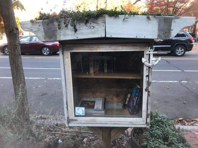 Building community: A Little Free Library on a street in Washington, DC. [Photo by Rick Holmes]
