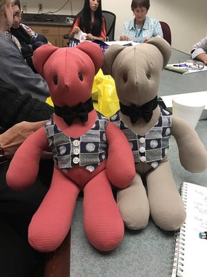 Hospice of San Joaquin's Memory Bear Program began in 2015 and 

offers loved ones something meaningful to hold onto while they are grieving. [COURTESY]