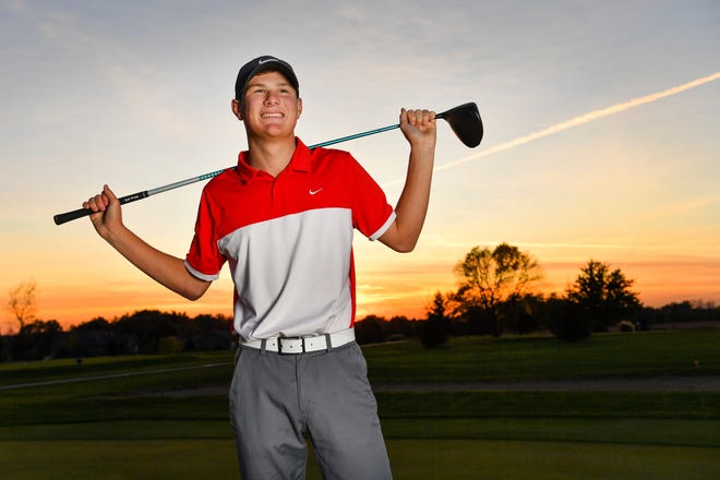 RON JOHNSON/JOURNAL STAR  Morton senior Tommy Kuhl repeats as the Journal Star's Boys Golfer of the Year after a record setting performance at the IHSA State Golf Class 2A Champiuonship.
