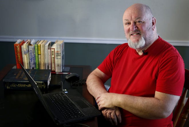 Chris Strolin created the online Omnificent English Dictionary in Limerick Form, or OEDILF for short, and with the help of contributors has published more than 97,000 definitions of words in limerick form since it began in 2004. [The Associated Press]