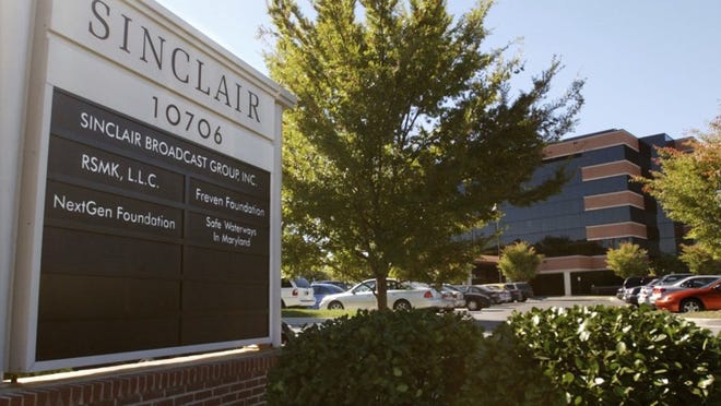 Sinclair Broadcast Group is facing a $13.4 million fine for airing spots for Huntsman Cancer Foundation that, in many cases, were not labeled properly.