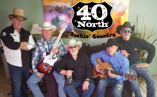 40 North, a five-member group comprised of Bobby Ray Smith, Steve Face, Mike Steve, Greg “Doc” Williams and Hank Richards, will perform in Mount Laurel on Saturday., [COURTESY OF 40 NORTH]