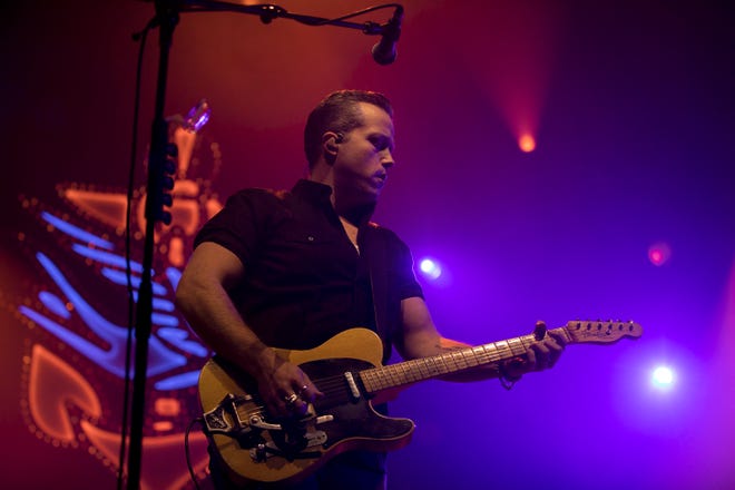 Jason Isbell and The 400 Unit performing live at The Criterion in downtown Oklahoma City on Jan. 4. [Photo by Nathan Poppe, The Oklahoman]