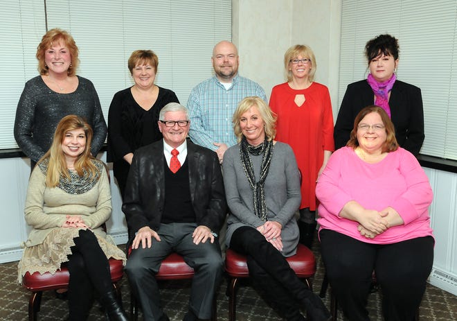 Pictured are members of the 2018 Board of Realtors officers and directors. Front row, l to r, Monica Frye, president-elect; Dave Ogle, president; Rebecca Jeffery, secretary; and Carolyn Sherry, treasurer. Back row, Susan McCollister, director and 2017 past president; Karen DiGenova, director; Wayne Newland, director; Candy Reardon, director; and Amanda Hitchcock, director.