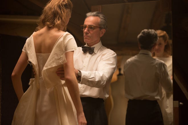 Reynolds (Daniel Day-Lewis) finds his designing muse in Alma (Vicky Krieps). [Focus Features]