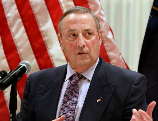 Maine Gov. Paul LePage has said he will not sign a bill implementing Medicaid expansion until a state funding match has been identified and said it can’t come from new taxation or from the state’s rainy day fund. [AP photo, file]