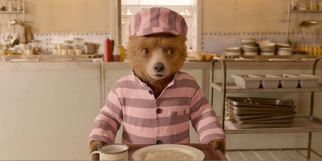 Paddington spends some quality time in the prison kitchen. [Warner Bros. Pictures]