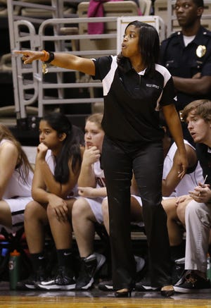 Holy Spirit coach Char-Lette Jones-Pruitt won her 100th game with the Saints on Tuesday. She is 100-16 with the Saints through five seasons. [File photo]