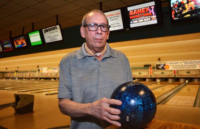 Dan Winter, who has battled cancer, bowled a three-game series of 879 in November, tying the all-time record for the highest in Rockford-area history. [LISA FERNANDEZ/RRSTAR.COM CORRESPONDENT]