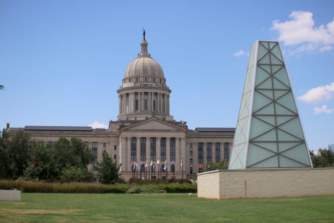 The Oklahoma Capitol building in Oklahoma City is shown in an undated photo. [SHUTTERSTOCK]