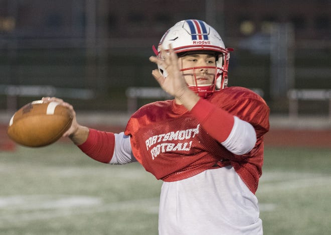 Portsmouth quarterback Kyle Bicho threw for nearly 2,500 yards and 27 touchdowns in his first season as a starter.