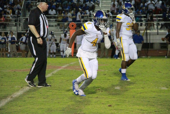 East Ascension's Adrian Johnson was an honorable-mention All-State selection in Class 5A. Photo by Kyle Riviere.