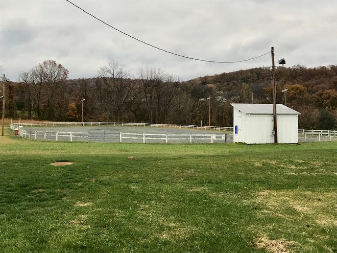 Pictured are the grounds of the Mountain Valley Riders Saddle Club located off Mentzer Gap Road in Quincy Township. The grounds are scheduled to be sold at auction.