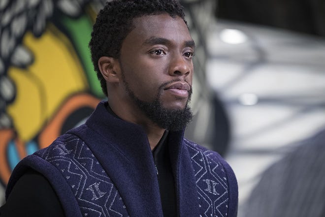 Chadwick Boseman first appeared as T'Challa, the Black Panther, in "Captain America: Civil War." He headlines "Black Panther" in February. [Matt Kennedy/Marvel Studios]