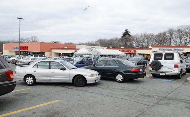 The parking lot of Points West Plaza, at 21 Torrey St., in Brockton in a Feb. 7, 2012 file photo.